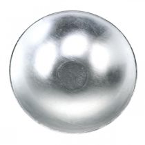 Déco de table bol argent Ø28cm plastique