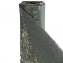 Article Chemin de table gris chemin de table décoration de table polyester L250cm W20cm