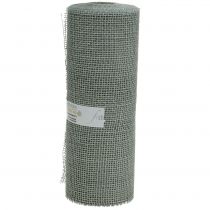 Article Chemin de table ruban de jute bleu gris 30cm 10m