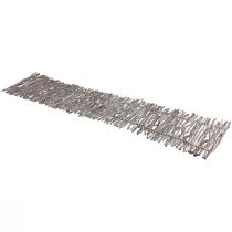 Article Chemin de table bois décoratif branches décoration blanc naturel 89×20,5cm