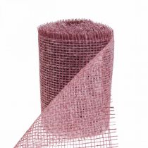 Article Chemin de table jute ruban de jute ruban de table rose W15cm L10m