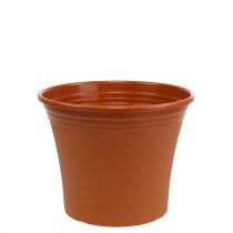 Article Pot « Irys » plastique terre cuite Ø19cm H16cm, 1pce