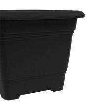 Article Pot « Nora » 23cm x 23cm H18,5cm anthracite 1 pièce