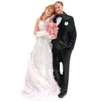 Figurine gâteau mariée et marié 13cm