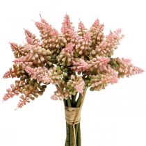 Jacinthe de raisin jacinthe artificielle rose 28cm 12pcs en botte