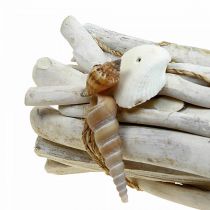 Lot de bois flotté Déco Bois flotté Blanc L15cm
