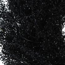 Article Couronne de fleurs séchées noir métallisé Lepidium Ø33cm