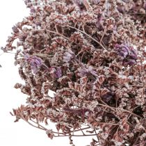 Article Couronne de fleurs séchées lavande de mer nature Ø30cm