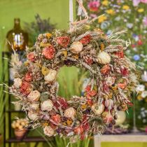 Article Bouquet de fleurs séchées céréales et coquelicots décor sec 60cm 100g