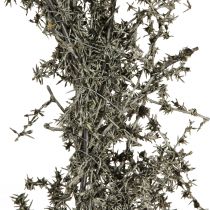 Article Couronne décorative « Asperges rustiques » sur socle en bois, décoration de table naturelle Ø35 cm, décoration artisanale pour toute l'année