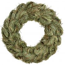 Article Couronne de porte, couronne de foin naturel Ø30cm 1 pc