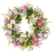 Article Couronne de fleurs artificielles Couronne de porte été Ø30cm