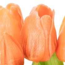 Article Tulipes artificielles pour la décoration printanière du salon et de la cuisine, aspect réaliste, 30 cm, lot de 7