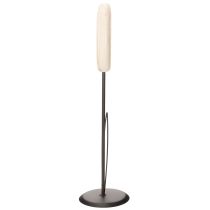 Article Figurine décorative de tulipe en bois sur un support pour une touche printanière, 47,5 cm