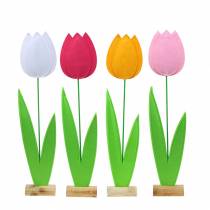 Tulipe fleur en feutre H68cm Différentes couleurs