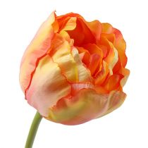 Tulipes en rose et jaune 86cm 3P