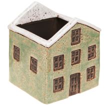 Article Jardinière en céramique Maison de l&#39;Avent Menthe Blanche 10×10×12cm