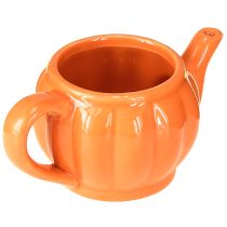 Article Pot de fleurs en céramique orange assorti 15×9×6,5 cm 2 pièces