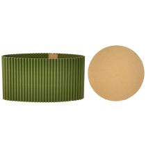 Article Cache-pot en papier vert foncé Ø19cm H14cm 3 pcs
