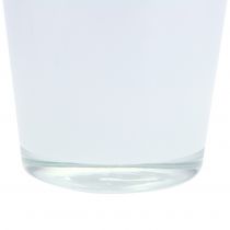 Article Jardinière en verre blanc Ø11.5cm H11cm