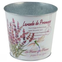 Article Jardinière métal pot de fleur lavande petit Ø18cm H15,5cm