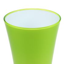 Article Vase &quot;Fizzy&quot; Ø14.6cm H21cm vert pomme, 1pc