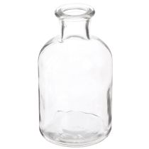 Article Vase bouteille en verre vase bouteille en verre transparent Ø5,5cm H10cm 6 pcs