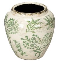 Article Vase à motif végétal délicat pour la décoration intérieure, 19 cm