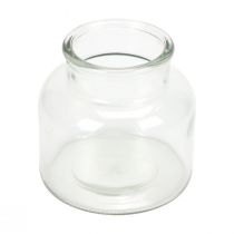 Mini vases en verre vases décoratifs rétro en verre Ø12cm H12cm 6pcs