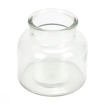 Article Mini vases décoration en verre vases en verre rétro Ø12cm H12cm 6 pcs