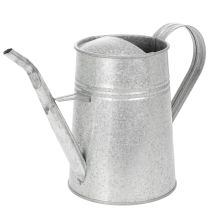 Article Arrosoir décoratif en métal galvanisé gris vintage 1,7L H23cm