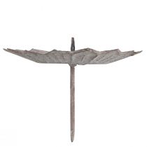 Article Bougeoir vintage Gris Bougeoir à piquer Ø11cm H8,5cm 4pcs