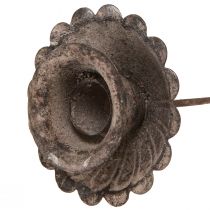Article Bougeoir pointu vintage à insérer Ø8,5cm H11,5cm 4pcs