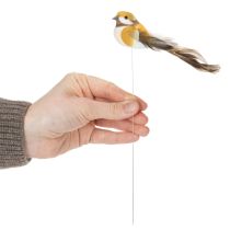 Article Décorations d'oiseaux pour une table festive. Piquets d'oiseaux polyvalents, 10 cm, lot de 12.