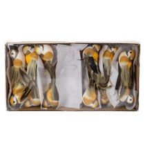 Article Décorations d'oiseaux pour une table festive. Piquets d'oiseaux polyvalents, 10 cm, lot de 12.