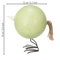 Article Figurines de poussins décoratives, idéales pour égayer le printemps et Pâques, 12 cm, lot de 3.