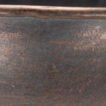 Article Bain d'oiseaux décoratif, coupe à fleurs avec treillis, style rétro, accessoire de jardin élégant, 75 cm