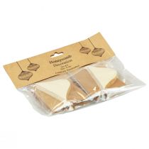 Article Boules en nid d'abeille boules en nid d'abeille crème d'oignon or blanc Ø8cm 4 pièces