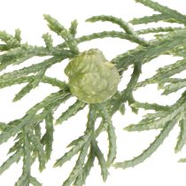 Article Kunstzweig en plastique vert pour décoration intérieure 86cm