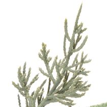 Article Kunstzweig en plastique vert pour décoration intérieure 86cm