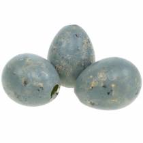 Article Décoration oeuf de caille gris marbré vide 3cm décoration de Pâques 50 pcs
