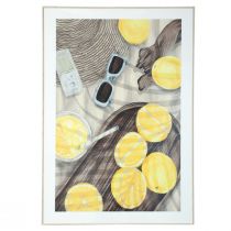 Article Décoration murale tableau de décoration d&#39;été avec limonade au citron 40×60cm