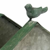 Birdhouse en métal pour la plantation H25,5cm