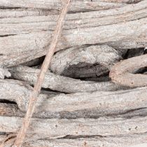 Article Couronne en branches de saule blanchies 40 cm