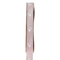 Ruban cadeau étoiles ruban de Noël ruban vieux rose 15mm 20m