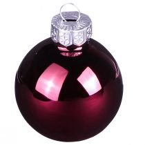 Article Boules de sapin de Noël en verre Berry Mix Ø6cm 24 pcs