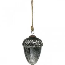 Article Lot de 2 décorations de Noël en verre forme de gland, Ø10 cm, H14 cm