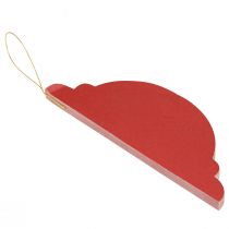 Article Papier de décoration de Noël Décorations de sapin de Noël Bordeaux H20cm