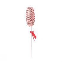 Article Décoration de Noël Sucette Rouge Blanc Mousse Sucette H36cm 2pcs