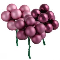 Article Décoration de Noël baies miroir baies roses Ø25mm 140 pcs